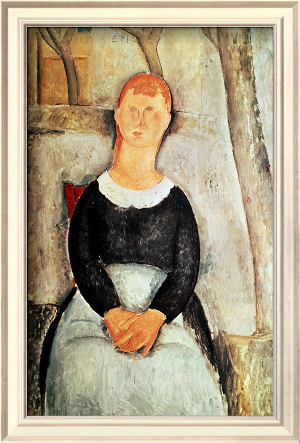 The Beautiful Grocer - Amedeo Modigliani Paintings